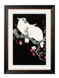Shop Ohara Koson cockatoo Japanese woodblock framed wall art UK
