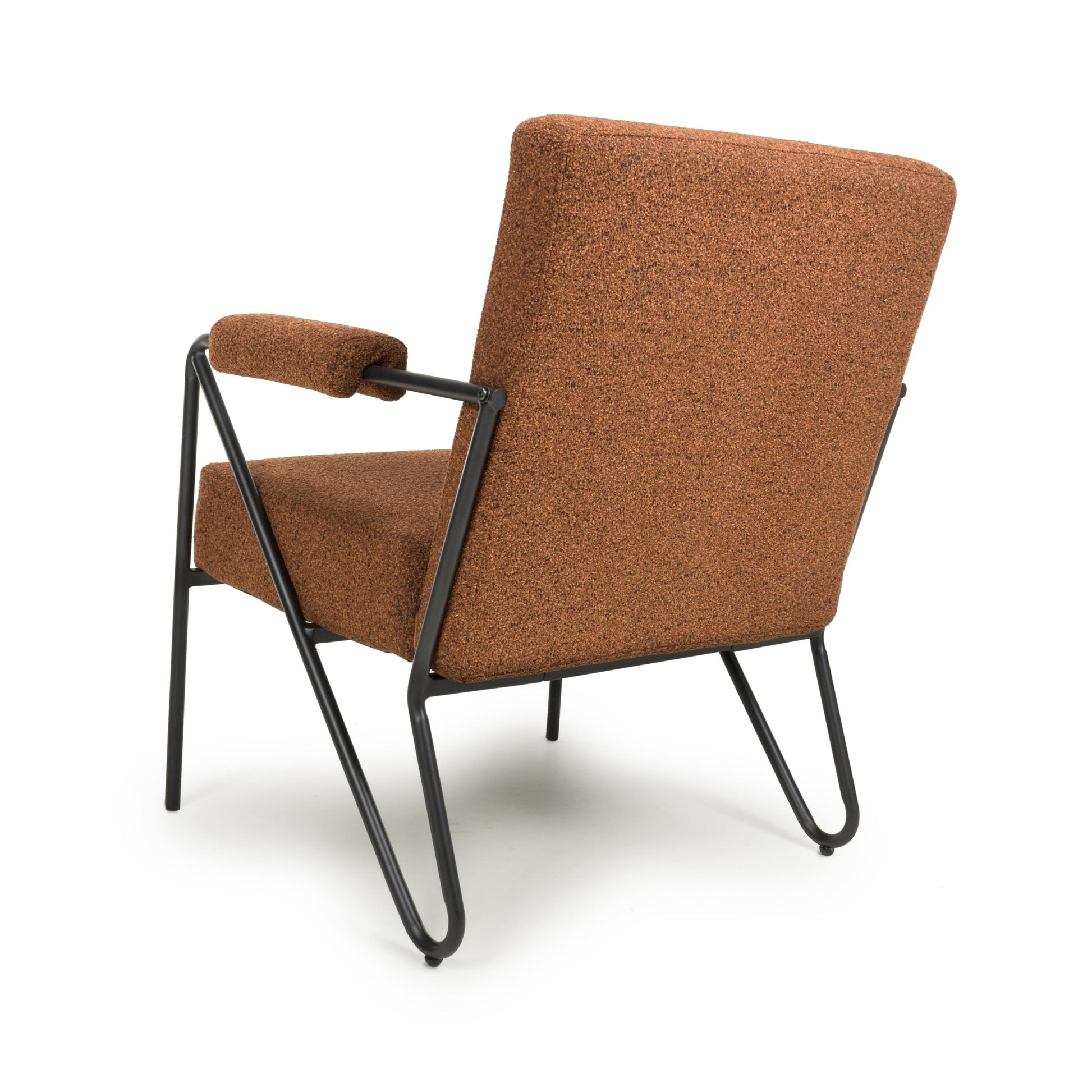 Shop Oslo Speckled Burnt Orange Armchair 