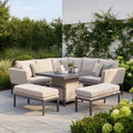 Shop Outdoor Fabric Pulse Square Corner Dining Set for modern outdoor comfort