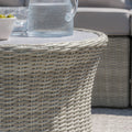 Shop Oxford rattan corner sofa set with armchair
