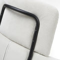 Shop Polaris Corduroy White Swivel Chair today