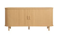 Shop Premium Axel 2 Door Fluted Sideboard Oak - Durable & Stylish