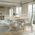 Shop Salcombe Cross-Leg Extending Dining Table Online - Blythe Living