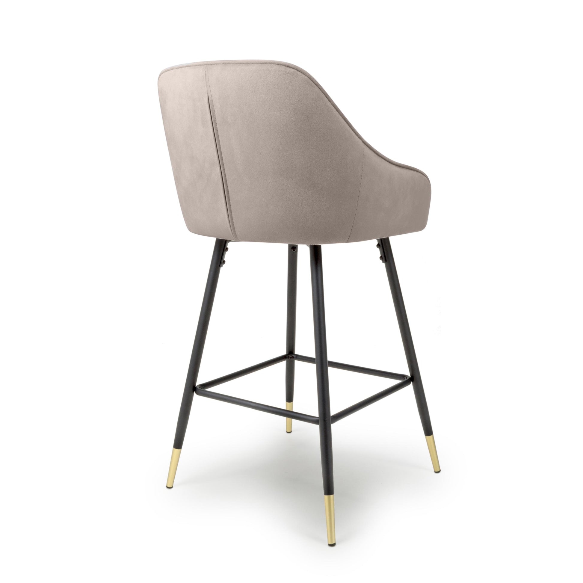Shop Savanna Brushed Velvet Mink Bar Stool for kitchen islands