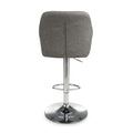Shop Serena Leather Effect Charcoal Bar Stool today