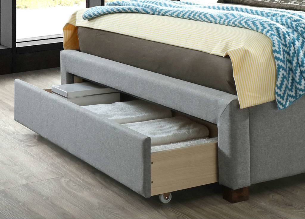 Shop Shelby Fabric Bed Grey