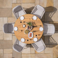 Shop Sicily dining set with rope weave chairs
