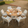 Shop Sicily dining set with rope weave chairs
