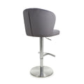 Shop Sigma grey velvet bar stool today