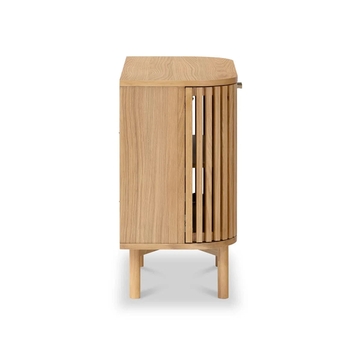 Shop Soho Scandi Style Oak Cupboard with Tapered Legs