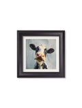 Shop The Curious Cow black square framed print free UK delivery
