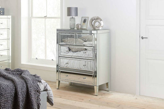 Shop Valencia 3 + 2 Chest with bevelled edges free UK delivery
