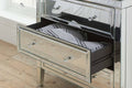 Shop Valencia 3 Drawer Chest with crystal handles free UK delivery
