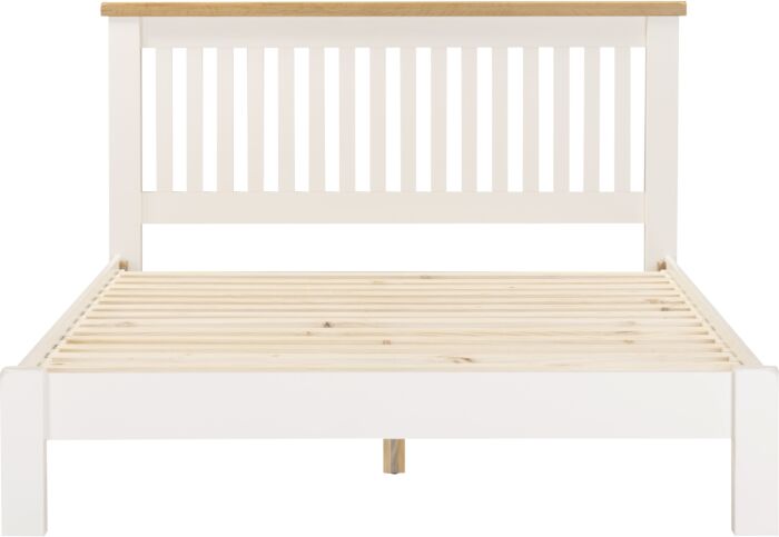 Shop Windsor ivory oak low end bed

