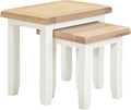 Shop Windsor ivory oak nesting tables