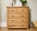 Shop Woburn 3+2 Chest Oak bedroom storage free UK delivery
