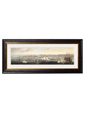 Shop antique New York skyline wall art in round frames online