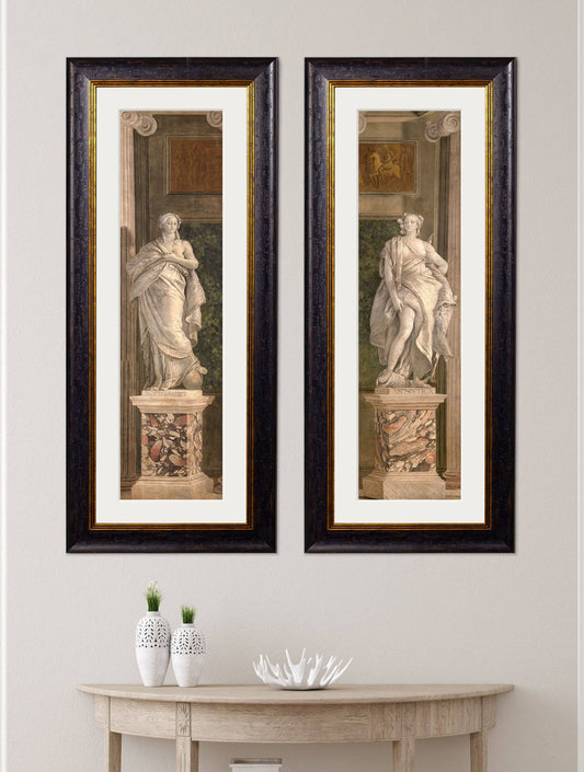 Shop antique classical allegorical wall art in round frames online