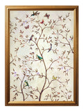 Shop botanical tree of life wall decor with hummingbirds