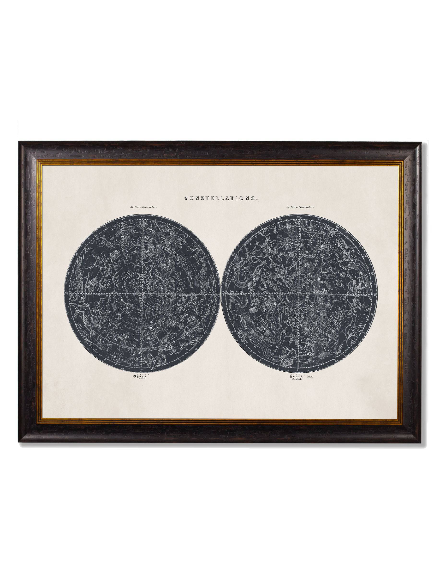Shop c.1800 Map of the Constellations sustainable UK made print
