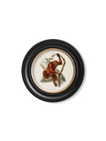 Shop c.1910 St John's Macaque Illustration in Oxford Round Sustainable Frame