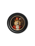 Shop detailed lion mane photography art in circular frames online