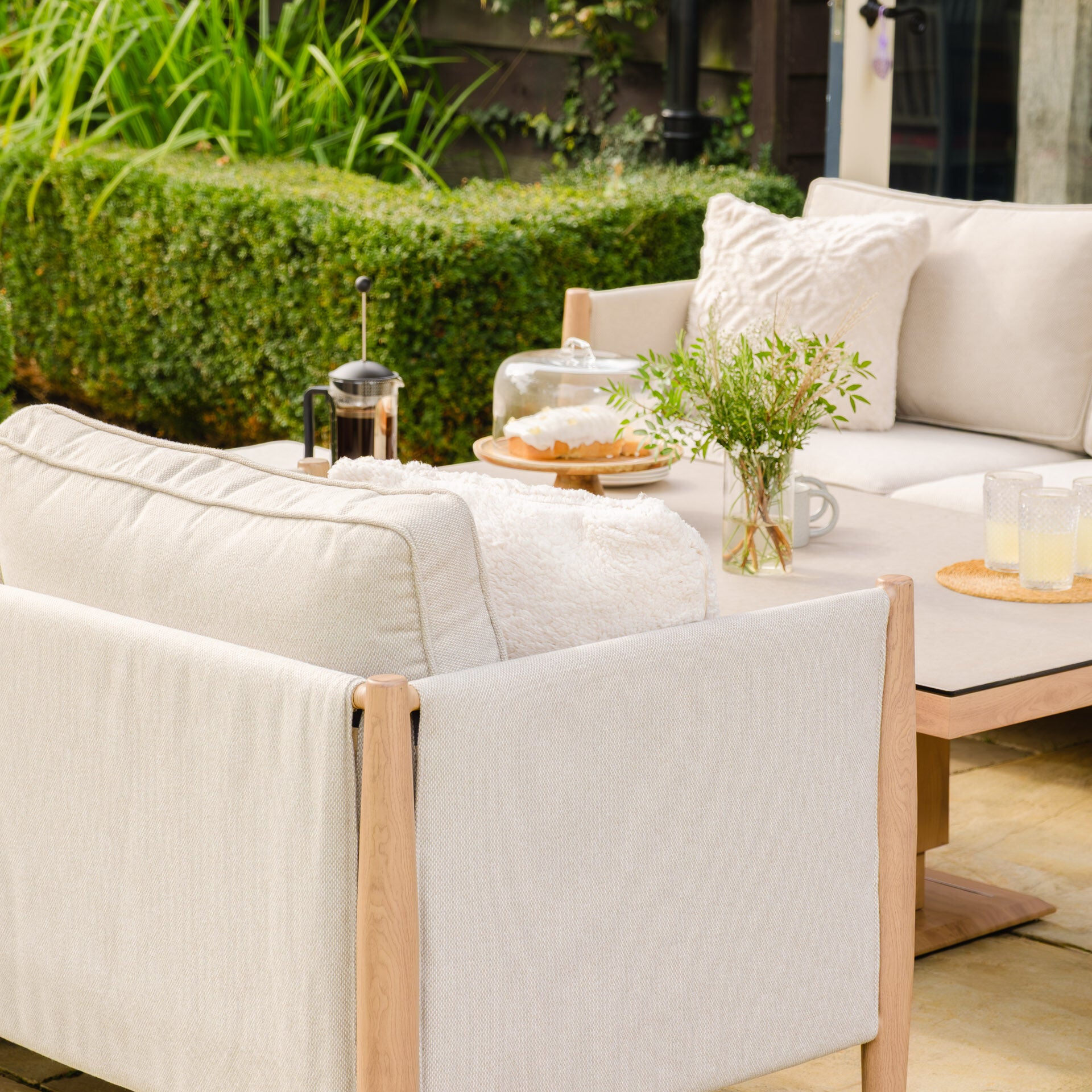 Shop for sale Burford 3 seat sofa dining set today

