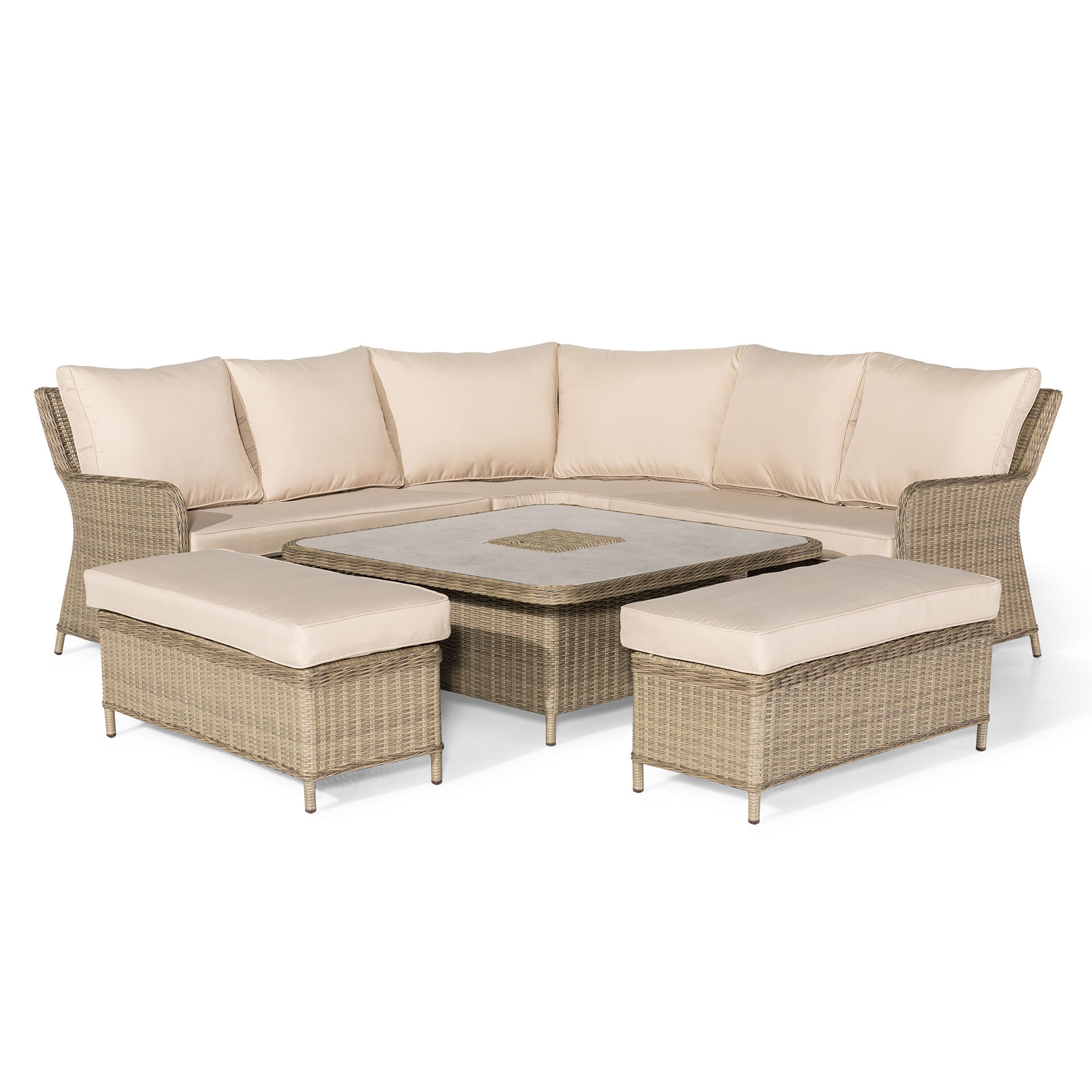 Shop for sale Winchester corner rattan dining set today
