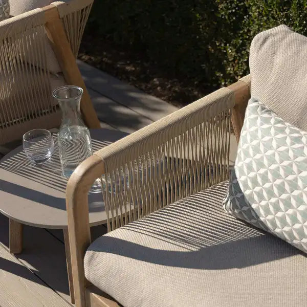 Shop garden sofa set with plush 10cm thick cushions
