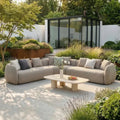 Shop high end interior style tactile fabric outdoor lounge seating group