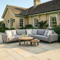 Shop luxury warm earth tone fabric outdoor lounge seating group
