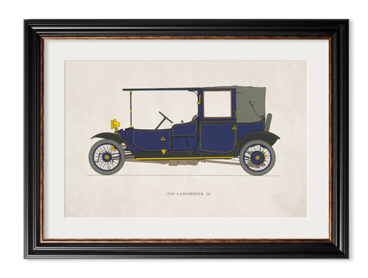 Shop vintage Lanchester car wall art online Blythe Living