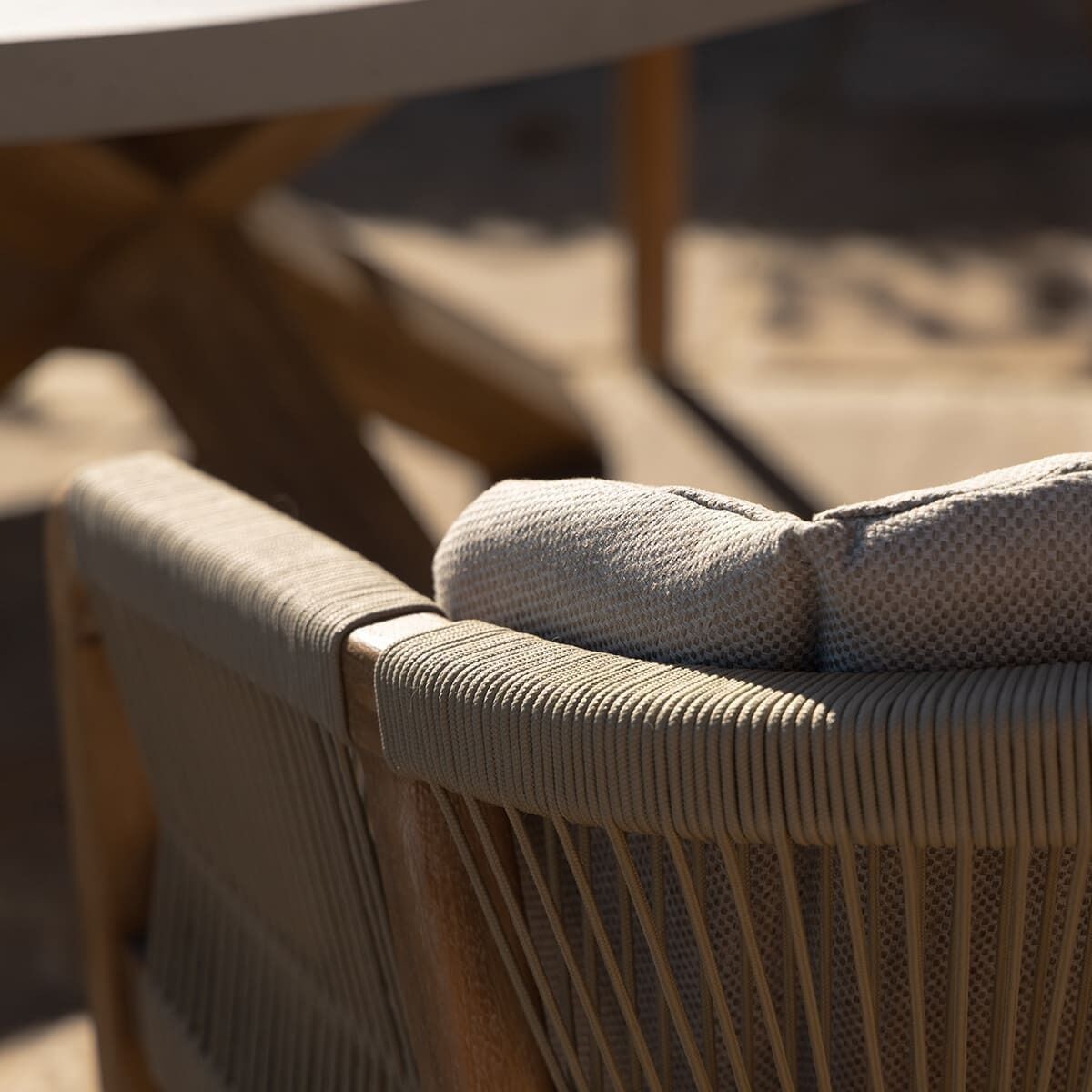 Shop weather-resistant Martinique rope weave dining set