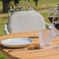 Sicily 6 Seat Rectangular Dining Set with spacious table design, ideal to buy for family gatherings