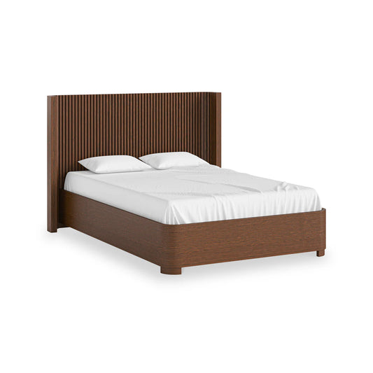 Soho Dark Oak Slatted Bed Frame
