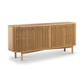 Soho Oak Slatted Large Sideboard