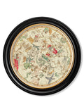 c.1820 Map of Constellations - Round Frame - Blythe Living