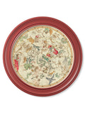 c.1820 Map of Constellations - Round Frame Red - Blythe Living