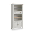 Stone Grey Display Bookcase