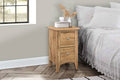 Superb Hampstead 2 Drawer Bedside Oak - Blythe Living