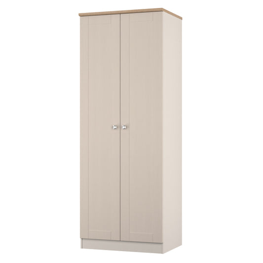 Sussex Tall Plain Wardrobe in Kashmir Ash & Bardolino Oak for Sale