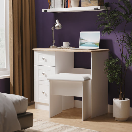 Sussex Vanity in White Ash & Bardolino Oak