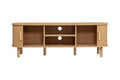 TOP PREMIUM QUALITY AXEL FLUTED TV UNIT OAK