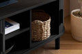 TOP QUALITY AXEL FLUTED TV UNIT BLACK