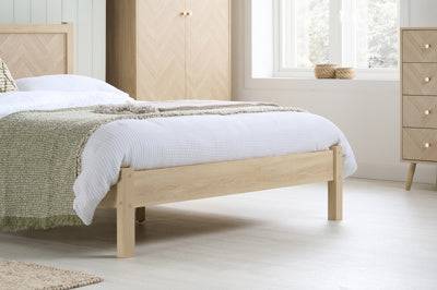 TOP QUALITY HERRINGFORD OAK BED FRAME