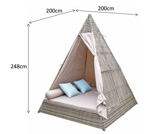 Teepee Daybed Grey