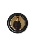 c.1900 The Thinker - Thomas Eakins - Round Frame - Blythe Living