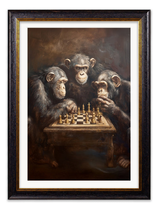 The Chess-Playing Chimps - Oxford Frame