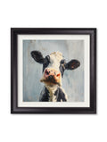 The Curious Cow - Black Hurstwood Square Frame