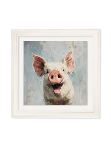 The Giggly Pig - Cream Hurstwood Square Frame